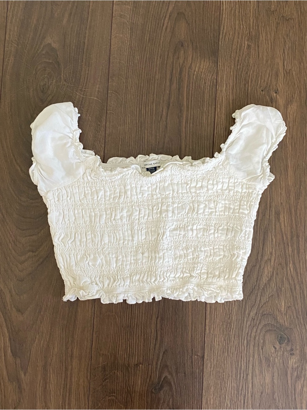 Bundle of 4 Black and White Short Sleeve Small Crop Tops. - Picture 4 of 5